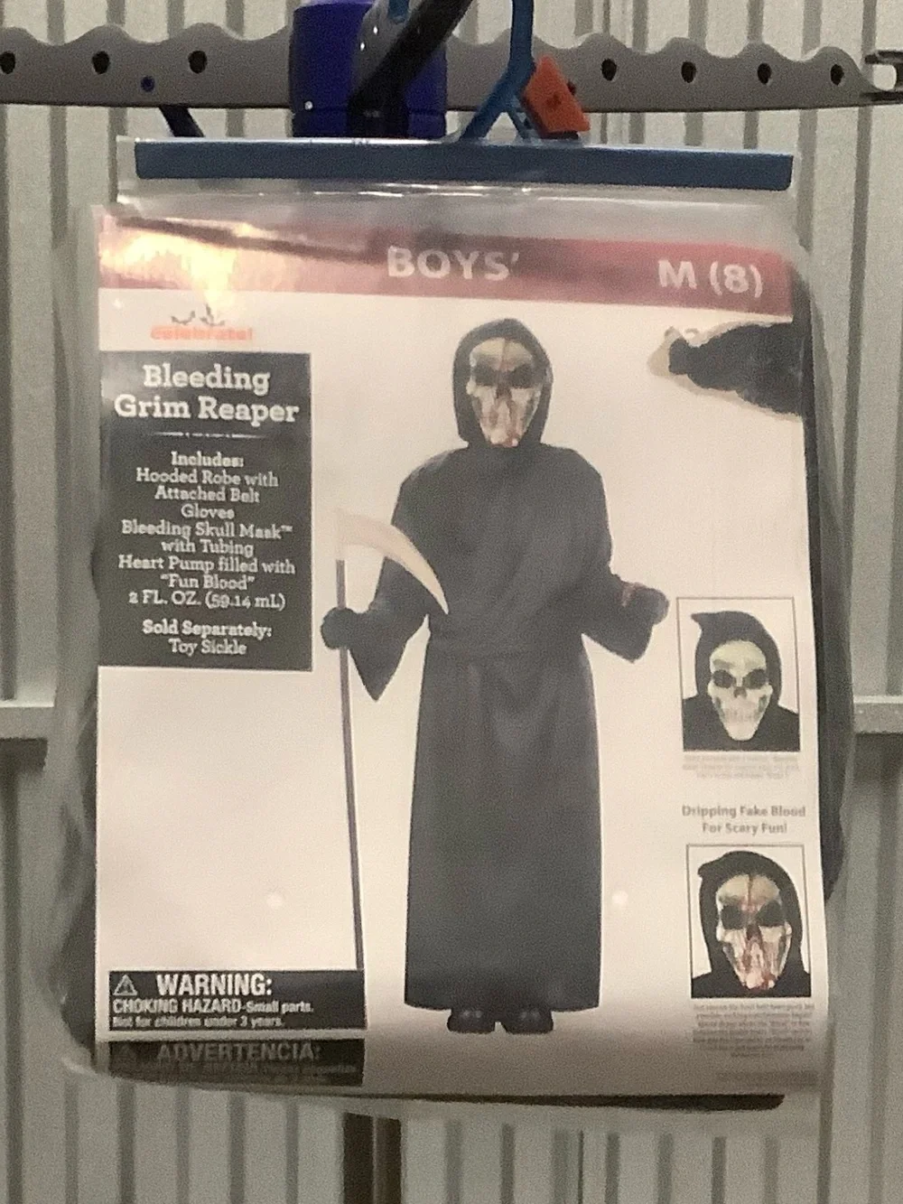 Bleeding Grim Reaper Boys' Costume - size medium (8)